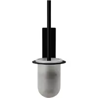 Nichba-Design Toiletborstel Zwart - Toiletborstels Glas Black - L100112