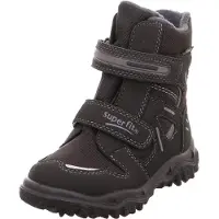Superfit Snowboots 'Husky' donkerbruin / grijs / pastellila / wit