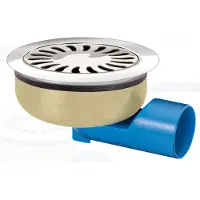 HorecaTraders Afvoerput | RVS | Zandhuid | ø 150 mm