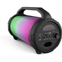 IDance CYCLONE400BK Karaoke Set - Bluetooth Party Speaker met Disco LED-Verlichting - Inclusief Microfoon