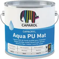 Caparol Capacryl Aqua PU Mat | Matte Lakverf Binnen 2,5 LTR - Kleur|1|2