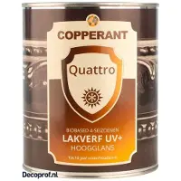 Copperant Quattro Lakverf Hoogglans UV+ 2,5 LTR - Wit