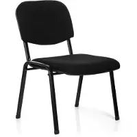 Hjh OFFICE XT 600 XL - Vergaderstoel / bezoekerstoel Zwart