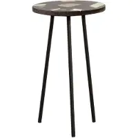 Nordal Terrazzo bijzettafel - zwart