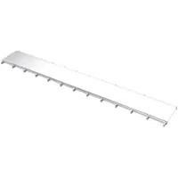 HorecaTraders | Plaat Deksel | Rvs | 50 x 20 Cm