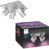 Philips Hue Argenta Opbouwspot White and Color - Wit - 4-spots
