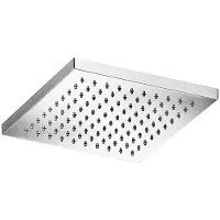 Hotbath Hoofddouche mate 20x20 cm opbouw geborsteld nikkel