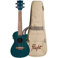 Flight : Gemstone DUC380 Elec Con Ukulele - Topaz -