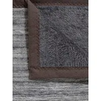 Ibena Plaid Fano Grijs-50 x 200 cm