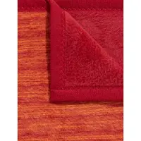 Ibena Plaid Fano Rood Oranje-50 x 200 cm
