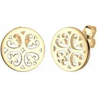 Elli Oorbellen 'Ornament' goud