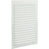 Renson Ventilatierooster Opbouw Aluminium Wit 200 x 250 mm