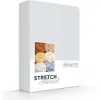 Romanette Hoeslaken Lichtgrijs (Stretch Flanel)-Lits-Jumeaux (160/180 x 200/210/220 cm)
