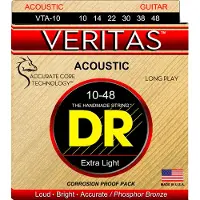 Dr Strings VTA-10 Veritas Phosphor Bronze Akoestische Gitaar Snaar 10-48 Extra Licht