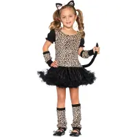 Leg avenue Luipaard tutu kostuum voor meisjes