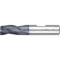 Rotec VHM universeelfrees, 'Silver-Line', kort, TiAlN, ø8