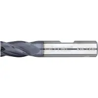 Rotec VHM vingerfrees, 'Silver-Line', kort, TiAlN, ø8