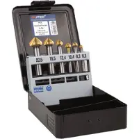 Rotec 7 dlg. Cass. Verzinkfrezen TiN 6,3-25,0 mm - 9003014