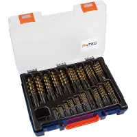 Rotec Spiraalborenset '107', DIN338, UNI-3, 170-dlg, ø1-10 ABS - 900.0175K