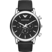 Emporio Armani Luigi Heren Horloge Zwart AR1828