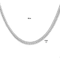 Trendjuwelier huiscollectie 1021154 Zilveren Ketting Vossestaart 4,0 mm 60 cm