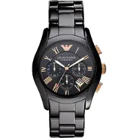 Giorgio Armani Emporio AR1410 herenhorloge, met een keramische kast en een keramische band