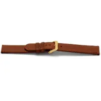 Claudio Calli Horlogeband C401G Classic Bruin Goud 12x12 mm
