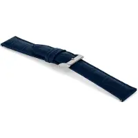 Claudio Calli Horlogeband H626 Croco Blauw Leer 22x20 mm