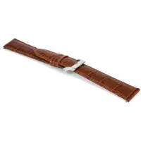 Claudio Calli Horlogeband G335 Croco Leer Cognac 20x18 mm
