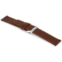 Claudio Calli Horlogeband F306 Classic Bruin Leer 18x18 mm