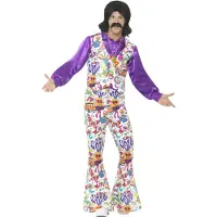 Smiffy Jaren 60 Hippie kostuum Groovy