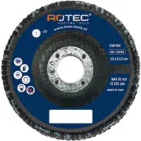 Rotec lamellenschijven 115x22.23 mm Korrel 40 - 10 stuks - 7961152