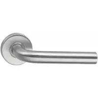 Intersteel deurklink Luzern op rozet verdekt ø53x10mm rvs