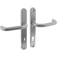 Intersteel | Veiligheidsbeslag | PC92mm | Ovaal | RVS Geborsteld