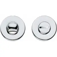 Intersteel Rozet met toilet-/badkamersluiting verdekt 50x8mm - chroom