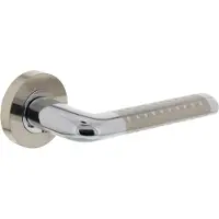 Intersteel Deurkruk Marion op rozet - chroom/nikkel mat