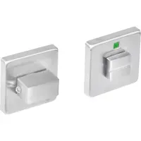 Intersteel Rozet vierkant met toilet-/badkamersluiting 5mm 53x8mm - RVS