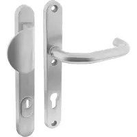 Intersteel Veiligheidsbeslag smal RVS - Greep/Kruk verkropt - PC92 KT ovaal SKG***