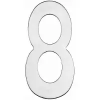 Intersteel Huisnummer 8 Numbra 15cm Rvs