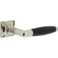 Intersteel Deurkruk Ton Basic op rozet - nikkel glans/zwart