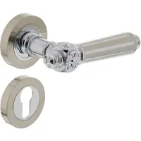 Intersteel Deurkruk Julietta rozet profielcilindergat chroom