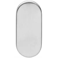 Intersteel Afdekrozet ovaal verdekt 65x30x5mm - RVS