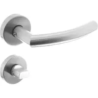 Intersteel Deurkruk Half Rond 90gr rozet met sluiting