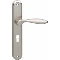 Intersteel Deurkruk George op schild profielcilindergat 55mm - nikkel mat