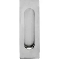 Intersteel Schuifdeurkom rechthoek 170x50mm blind - RVS