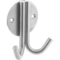 Intersteel Jashaak dubbel op rond rozet rvs