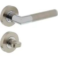 Intersteel Deurkruk Bastian rozet met sluiting chroom