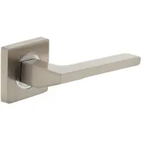 Intersteel Deurkruk Ben op vierkant rozet nikkel mat