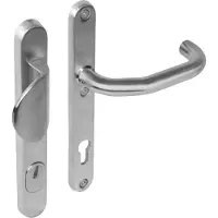 Intersteel Veiligheidsbeslag smal RVS - Greep/Kruk - PC92 KT ovaal SKG***
