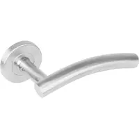 Intersteel Deurkruk Gebogen op rozet - RVS